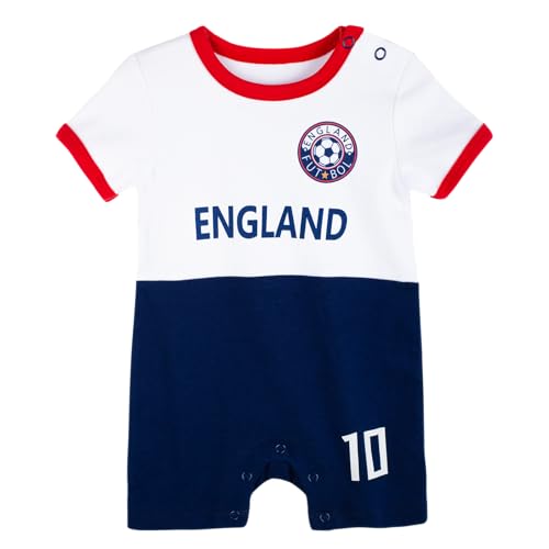Image of BDONDON Uniue Sports Fan Baby Jerseys Toddler Infant Football Clothes Soccer Onesie Romper 0-24 Months Soccer Baby Outfits