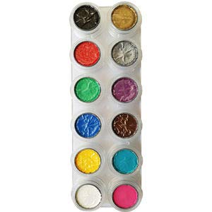 Grimas Maquillaje al Agua (Pure) 12A Paleta 2.5ml