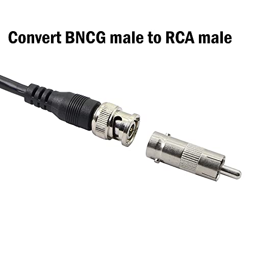 Adaptador BNC hembra a RCA macho para CCTV (5 unidades) miniatura 5