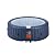 Inflatable Hot Tub 4-6 Person Outdoor Spa, Portable Blow Up Hottub with 130 Air Jets, Built in Heater Pump, Cup Holder, 2 Filters, Blue