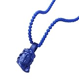 Xjdzineq Collar con colgante de retrato de Cristo acrílico inspirado en el hip hop, cadena de clavícula para hombre, joyería religiosa, regalo religioso, One Size, como se describe, como se describe