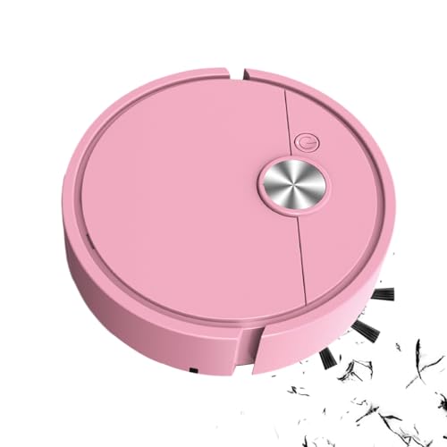 Saugroboter - Mini Saugroboter | Kompakter 2-in-1 Vakuum Wischroboter für Hartböden | Leiser Autoreiniger für Tierhaare & Schmutz langlebiger Akku ideal für den Heimgebrauch