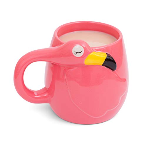 Thumbs Up UK Flamingo Fun Novelty Mug -Perfect for...