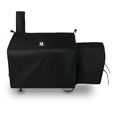 SUPJOYES Grill Cover for Oklahoma Joe's Highland Offset Smoker, Heavy Duty Waterproof Oklahoma Joe Smoker Accessories