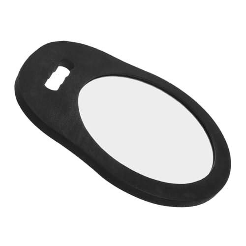 MERRYHAPY Miroir à Main Mousse Incassable avec Poignée Ergonomique Grand Format Rectangulaire et Rond Outil Coiffure Professionnel pour Salon et Barbier Hommes et Femmes