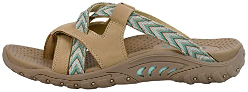 Image of Skechers Women's Reggae-Soundproof-Thong Slide Multi-Strap Sandal