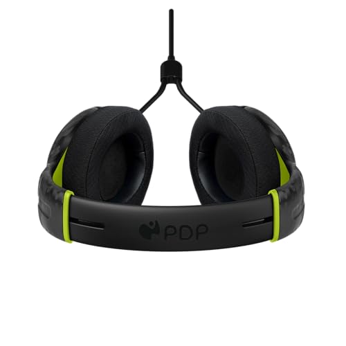 Image of PDP AIRLITE Wired Headset: Electric Carbon - Xbox Series X|S, Xbox One, & Windows 10 /11 PC