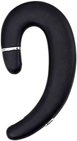 Sunffice Ear Hook Bluetooth Wireless Headphone,Non Ear Plug Headset with Microphone,Single Ear Noise Cancelling Earphones Painless Wearing for Android Smartphones,iPhone14 13 12 11 X 8 (Black)