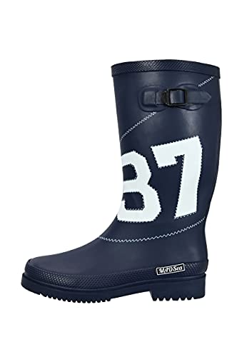 MADSea Damen Gummistiefel Sailor dunkelblau Langschaft, Farbe:dunkelblau, Größe:38 EU