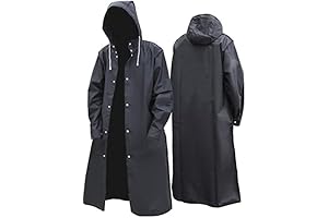 Men's Sleek and Durable Waterproof Trench Raincoat