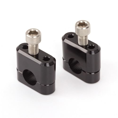 Pince Graisse Guidon Moto Rehausse Aluminium 22mm 28mm CNC