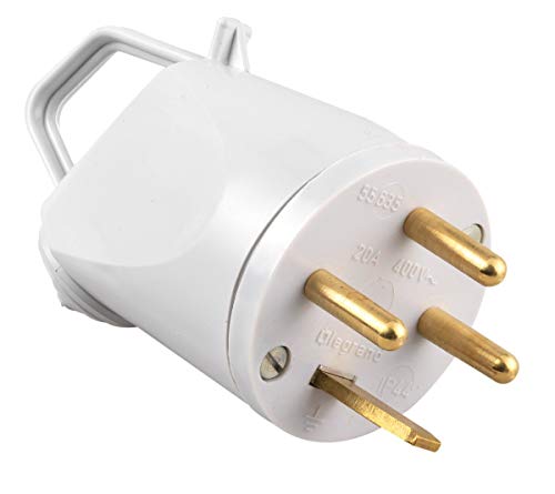 Prise Mâle Électrique Étanche avec Terre 20A Legrand