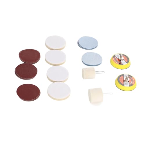 BAOFUYA Kit de Pulido de Vidrio con Dióxido Cérico con Discos Abrasivos para Eliminar Rayones en el Parabrisas del Automóvil - Restauración Profesional de Espejos y Faros - imagen 4