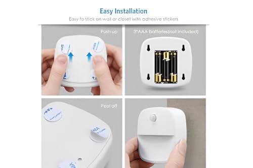 Image of Blackt Electrotech (BT81DN Motion Sensor Night Light Battery Operated