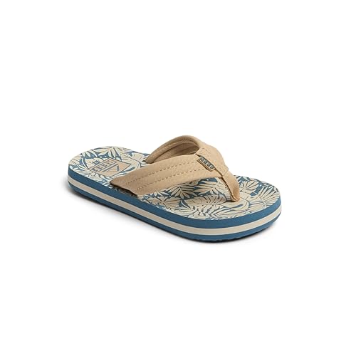 Image of REEF Boys Kids Ahi Beach Flip Flop, Soft Cushion Footbed, Water Friendly