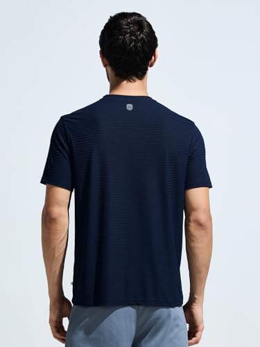 Image of Men's Pintuck T-Shirt with Multi Reflector Logo Print