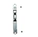Essential Values Sliding Door Mortise Lock, 45° Keyway, 3-11/16 in. Spacing, Steel Replacement Latch Lock for Patio Doors