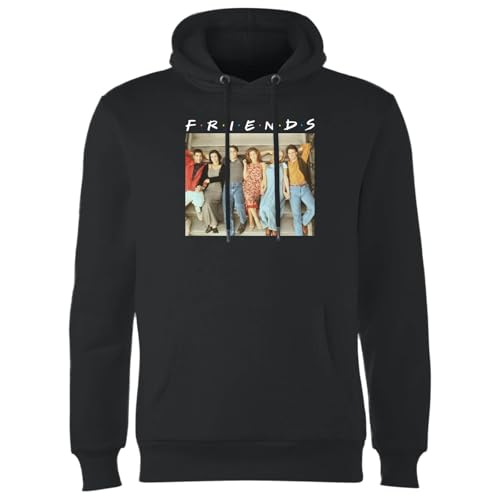Zavvi Friends Retro Character Shot Hoodie - Black XXL