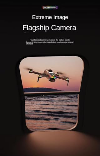 Image of BARGAIN HUB Drone with 4k Camera GPS Foldable, BrUsHlEsS Motor, sMaRt Gestures Selfie, Altitude Hold, oNe Key tAkE Off /Landing, 3D Series Flips, Headless Mode for Kids and Adults