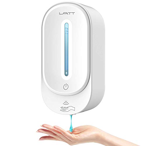 Touchless Automatic Hand Sanitizer Dispenser, Wall Mount Hands Free Soap Dispenser Mounted for Hotel, Office, School, Kitchen, Church, Shopping Mall, Restaurant 350ML for Gel