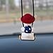 Swing Duck Car Hanging Ornament, Cute Duck Car Pendant Interior, Flying Duck Car Interior,Resin Duck Figurines Car Mirror Hanging Accessories for Car Rearview Mirror Decoration, Home Decoration Crafts