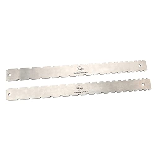 Notched Straight Edge Luthiers Tool for Guitar