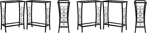 Aquatic Fundamentals Metal Aquarium Stand (20 Gallon- Black) 102201-AMA