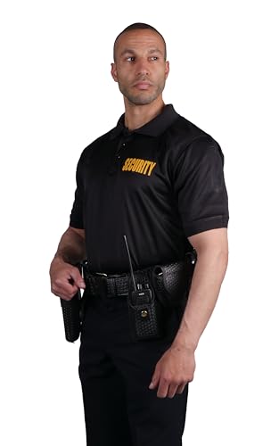 Camiseta polo táctica de rendimiento para hombres, ligera y transpirable, 100 % poliéster, manga corta miniatura 3