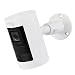 Adjustable Metal Mount with Universal Screw Compatible with Ring Stick Up Cam Wired HD and Battery Cam - Extra Flexibility for Your Ring Camera (White)