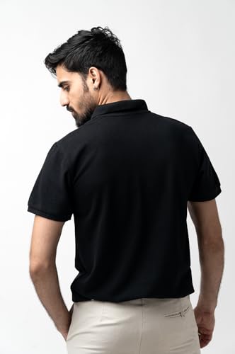 Image of Men's & Boys' Pure Cotton Polo T-Shirt - Half Sleeves, Regular Fit, Solid Plain Classic Polo Collar | Casual & Sportswear