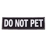 EzyDog Side Badge - Clearly Identifies Your Dog When Wearing the Convert Dog Harness - Set of Two Badges (Do Not Pet, Large)