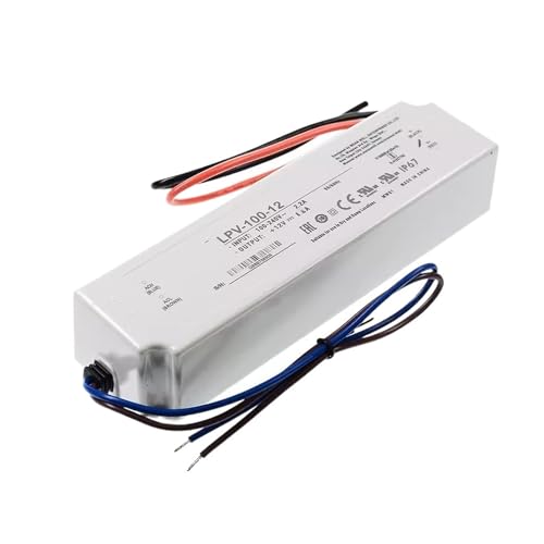 Transformateur LPV-100 5V 12V 24V 48V étanche IP67 pour bande LED