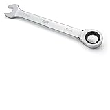 19 mm TIGHTSPOT Ratchet Wrench with 5° Movement and Hardened, Polished Steel for Projects with Metric Tight Spaces