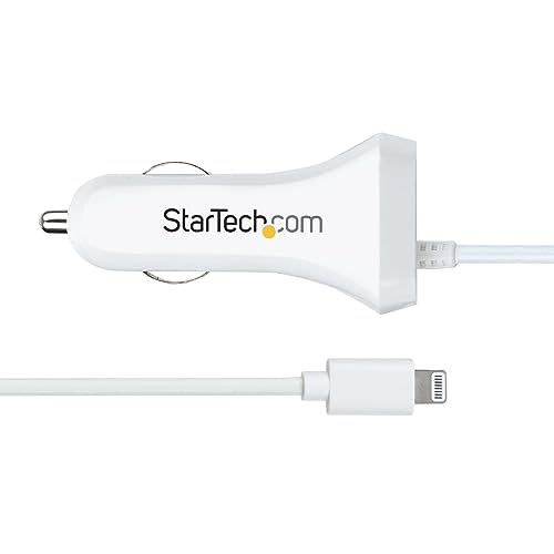 Cargador de coche StarTech evita enredos con su cable Lightning elástico para iPhone 4