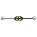 316L Surgical Steel Batman 14g 1 1/2" Industrial Bar Barbell Body Accentz® jewelry