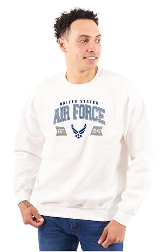 Brisco Brands US Air Force Wing Emblem Established Sweatshirt for Men or Women4