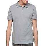 Pattern: Einfarbig s.Oliver Herren Poloshirt Kurzarm Regular Fit Polohemd, Gris 9581, XXL