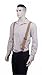 Infithvac Men’s Suspender 4 Hook X-Back Heavy Duty With 1.4 Inch Suspenders Elastic Straps