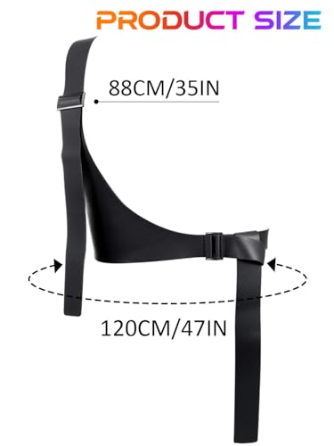 COSYDAYS Plus Size Harness Belts Black Leather Waist Harness Fashion for Woman4