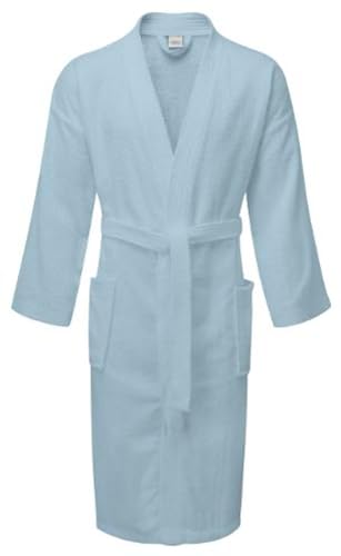 Vozbi Value Range Terry Towelling Kimono Bathrobe - 100% Cotton