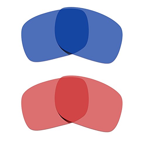 Verres polarisés transparent bleu et rose compatibles Oakley Holbrook