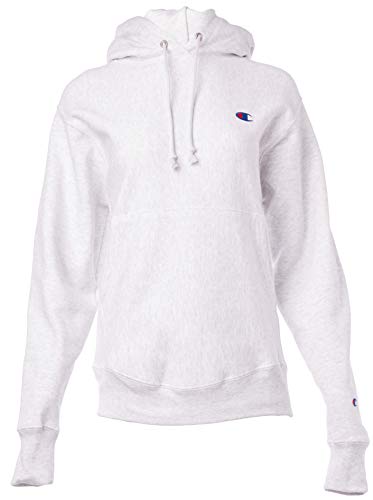 Champion Women's Reverse Weave Boyfriend PO Hood, GFS SILVER GREY, 2X LARGE