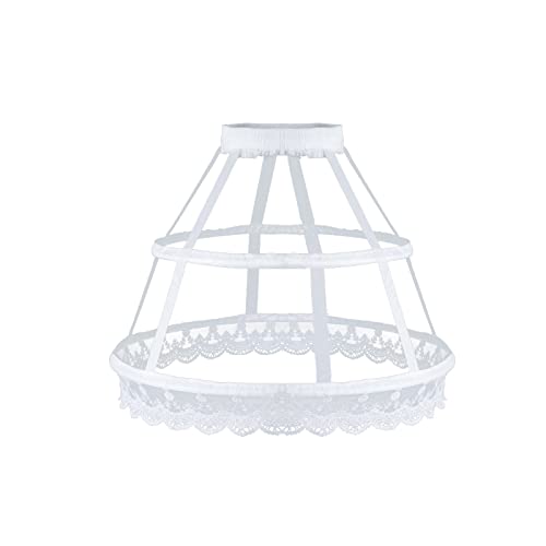 Image of Women Crinoline Petticoat Hoops Skirt Short Half Slip Underskirt for Girls Wedding Bridal Underskirt Slip
