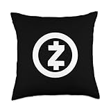 Zcash ZEC Cryptocurrency Crypto Trading Trader Gift Throw Pillow