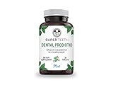 SUPER TEETH Chewable Dental Probiotic for Kids and Adults | Holistic Oral Probiotic That Supports Healthy Teeth and Gums | Sugar-Free Natural Mint Flavor | Fluoride Free
