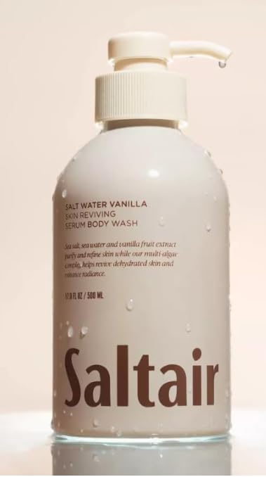 New Sal-tair Serum Body Wash, Sal Water Vanilla, 17 oz (Pack of 1)
