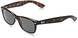 Ray-Ban RB2132 New Wayfarer Sunglasses, Tortoise/Polarized Green, 58 mm