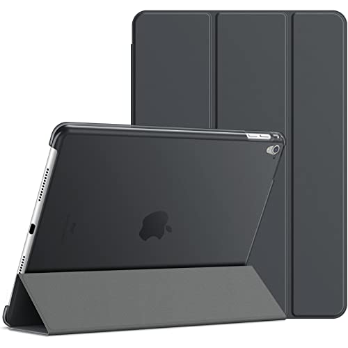 JETech Case for iPad Pro 9.7-Inch 2016 Model (Not for iPad 9.7 5/6 2017/2018), Smart Cover Auto Wake/Sleep (Dark Grey)