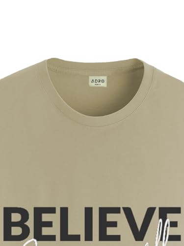 Image of ADRO Tshirt for Men | Printed T Shirt for Men | 100% Cotton Regular Fit T-Shirt |Printed T Shirt