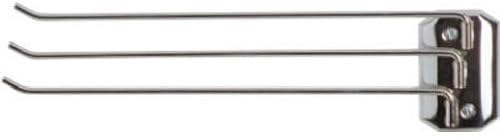 Decko #38190 Swing Arm Kitchen Towel Rack, Chrome